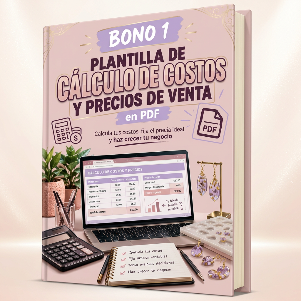 Mockup del Bono 1: Plantilla de Cálculo de Costos y Precios de Venta
